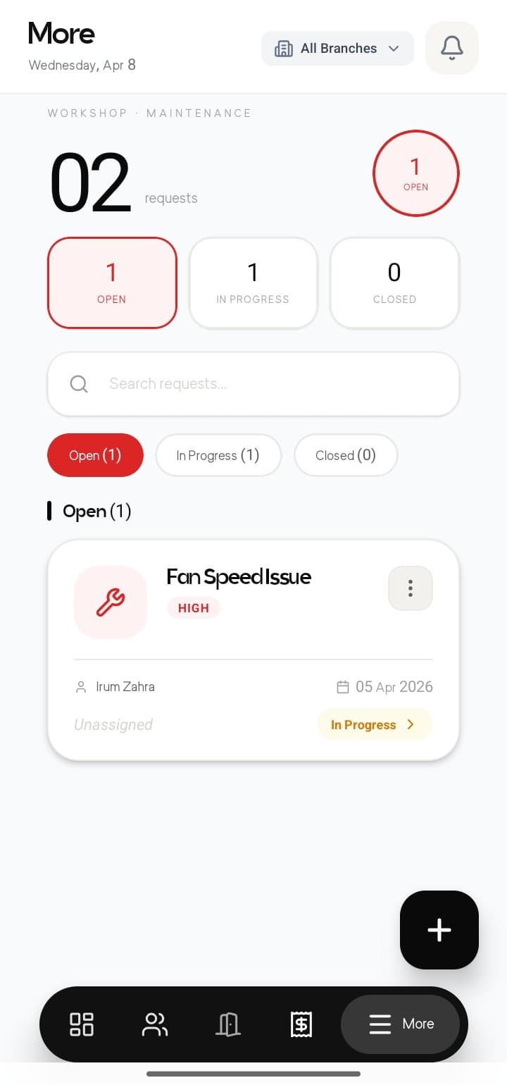 Maintenance — mobile